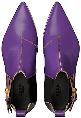 (Women) Gucci Leather Chelsea Boots 'Shine Purple' 603672-DS8I0-5260 Shop (Women) Gucci Leather Chelsea Boots 'Shine Purple' 603672-DS8I0-5260