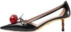 Buy (W) Gucci Kulit Cherry 'Tumit Tinggi Hitam' 452766-C9DN0-1170