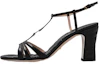 Buy (W) Sandali Gucci in Pelle con Tacco Largo e Cinturino Unico ''Neri'' 723448-BKO00-1000