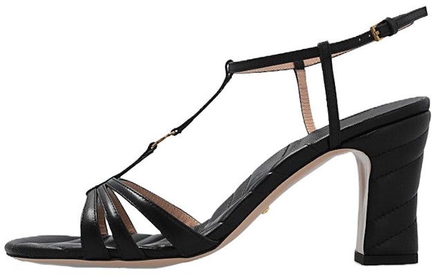 (W) Sandal Gucci Kulit Tumit Tebal Satu Tali 'Hitam' 723448-BKO00-1000 Buy (W) Sandal Gucci Kulit Tumit Tebal Satu Tali 'Hitam' 723448-BKO00-1000