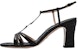 (W) Sandal Gucci Kulit Tumit Tebal Satu Tali 'Hitam' 723448-BKO00-1000