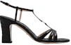Order (W) Sandali Gucci in Pelle con Tacco Largo e Cinturino Unico ''Neri'' 723448-BKO00-1000