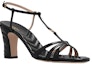 Lookbook (W) Sandal Gucci Kulit Tumit Tebal Satu Tali 'Hitam' 723448-BKO00-1000
