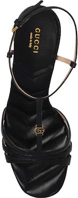 (W) Sandali Gucci in Pelle con Tacco Largo e Cinturino Unico ''Neri'' 723448-BKO00-1000 Shop (W) Sandali Gucci in Pelle con Tacco Largo e Cinturino Unico ''Neri'' 723448-BKO00-1000