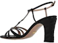 Purchase (W) Sandali Gucci in Pelle con Tacco Largo e Cinturino Unico ''Neri'' 723448-BKO00-1000