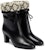 (Women) Gucci Leather Chunky Heel Lace-Up Ankle Boot 'Black' 719826-AAA5Q-1078