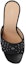 Shop (W) Gucci Kulit Tumit Tebal Peep Toe Slide 'Fesyen Hitam' 723404-BKO60-1000