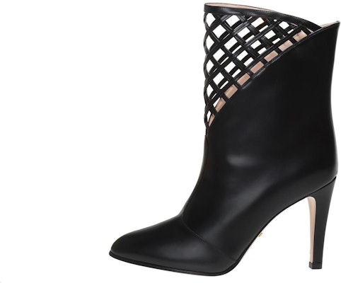 (Women) Gucci Leather Cut-Out Ankle Boots 'Black Fashion' 549848-0ZV00-1000 Buy (Women) Gucci Leather Cut-Out Ankle Boots 'Black Fashion' 549848-0ZV00-1000