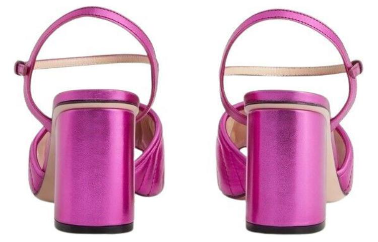 Details for (W) Sandali Gucci di Pelle Double G con Cristalli ''Viola Rosso'' 699918-B8B20-5600