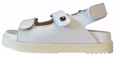 (Women) Gucci Leather Double G Sandals 'Cut-Out Buckle White' 658813-C9D10-9014 (Women) Gucci Leather Double G Sandals 'Cut-Out Buckle White' 658813-C9D10-9014