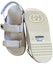 Shop (W) Sandal "Cut-Out Buckle White" Kulit Gucci Double G 658813-C9D10-9014