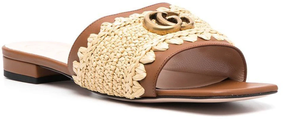 (Women) Gucci Leather Espadrille Slide 'Brown' 701837-U3610-9593 Order (Women) Gucci Leather Espadrille Slide 'Brown' 701837-U3610-9593