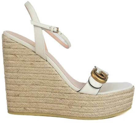 (Women) Gucci Leather Espadrille Thick Sole Sandal 'White' 646386-A3N00-9022 Order (Women) Gucci Leather Espadrille Thick Sole Sandal 'White' 646386-A3N00-9022