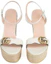 Lookbook (Women) Gucci Leather Espadrille Thick Sole Sandal 'White' 646386-A3N00-9022