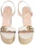 (W) Gucci Sandal Kulit Tebal Espadrille 'Putih' 646386-A3N00-9022