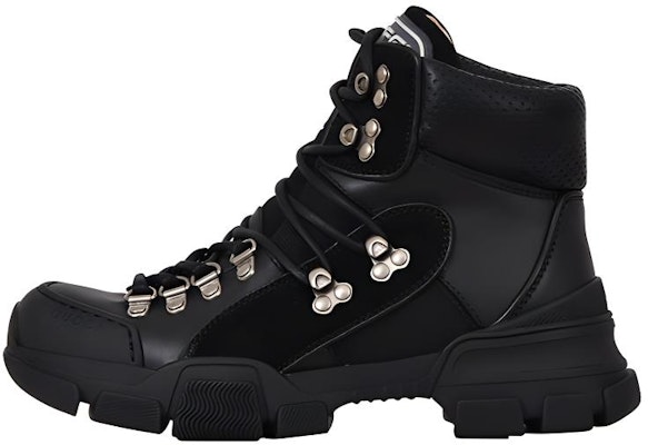(Women) Gucci Leather Fashion Lace-Up Ankle Boots 'Black' 522989-D6050-1000 Buy (Women) Gucci Leather Fashion Lace-Up Ankle Boots 'Black' 522989-D6050-1000