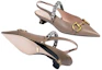 Details for (W) Scarpe Gucci Chiodate in Pelle Bassa Tacco Alto ''Horsebit Brown'' 616596-1RH00-2606