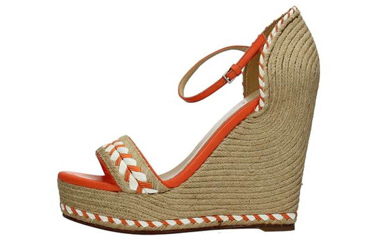 (Women) Gucci Leather Fashion Sandals 'Beige Orange' 370496-HAX20-9860