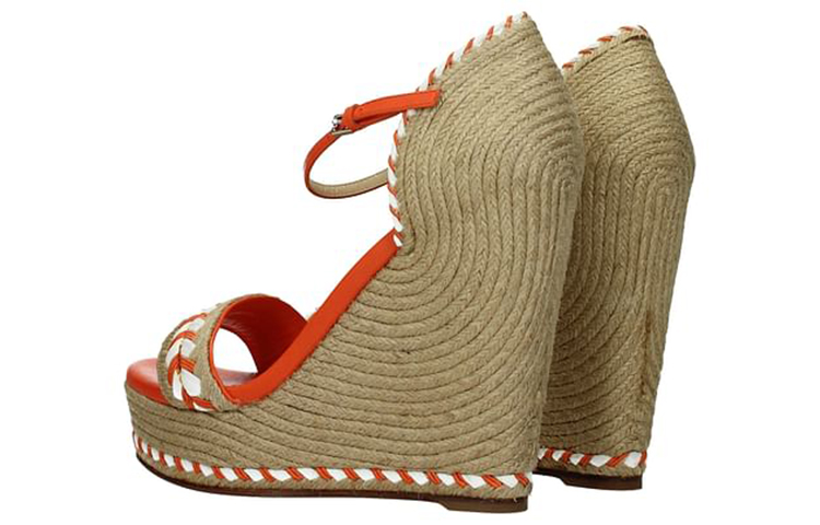 Lookbook (Women) Gucci Leather Fashion Sandals 'Beige Orange' 370496-HAX20-9860