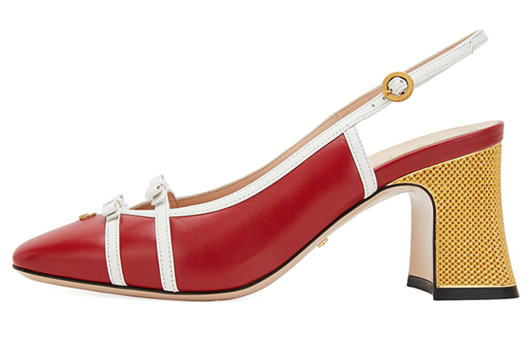 (Women) Gucci Leather Fashion Sandals 'Red' 608932-C9D10-6475