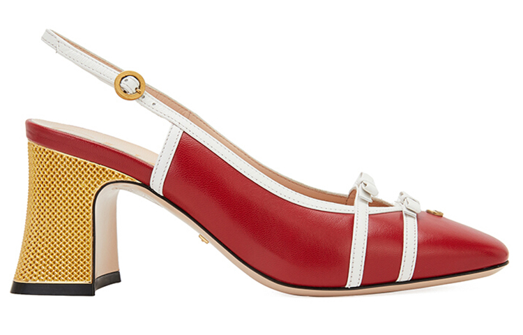 Order (W) Sandal Fesyen Kulit Gucci 'Merah' 608932-C9D10-6475