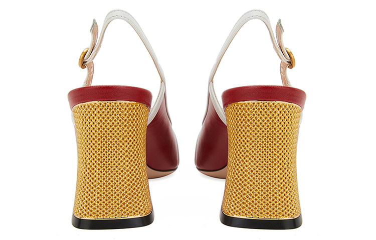 Shop (W) Sandal Fesyen Kulit Gucci 'Merah' 608932-C9D10-6475