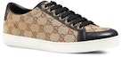 Order (W) Sneaker Fesyen Kulit Gucci 'Hitam Coklat' 338883-FTAZ0-9767