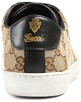 Shop GUCCI 古馳 皮革時尚休閒鞋 女款 黑棕
