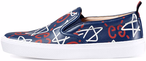 (Women) Gucci Leather Fashion Sneaker 'Blue' 454327-DSS30-4176 (Women) Gucci Leather Fashion Sneaker 'Blue' 454327-DSS30-4176