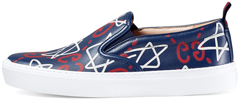 (Women) Gucci Leather Fashion Sneaker 'Blue' 454327-DSS30-4176 Buy (Women) Gucci Leather Fashion Sneaker 'Blue' 454327-DSS30-4176