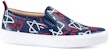 (W) Sneaker Fesyen Kulit Gucci 'Biru' 454327-DSS30-4176