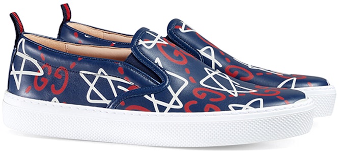 (W) Sneaker Gucci Kulit Fashion 'Biru' 454327-DSS30-4176 Lookbook (W) Sneaker Gucci Kulit Fashion 'Biru' 454327-DSS30-4176