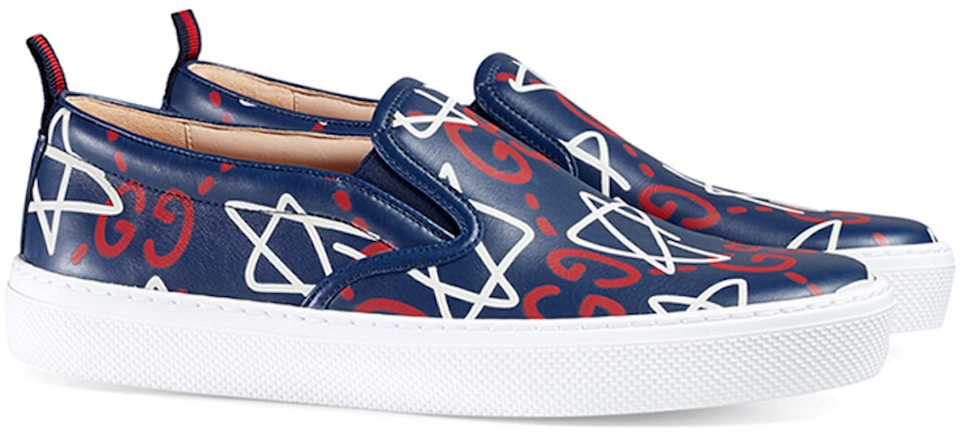(Women) Gucci Leather Fashion Sneaker 'Blue' 454327-DSS30-4176 Lookbook (Women) Gucci Leather Fashion Sneaker 'Blue' 454327-DSS30-4176