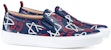 (W) Sneaker Fesyen Kulit Gucci 'Biru' 454327-DSS30-4176