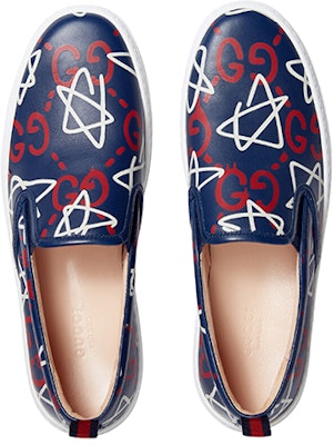 (Women) Gucci Leather Fashion Sneaker 'Blue' 454327-DSS30-4176 Shop (Women) Gucci Leather Fashion Sneaker 'Blue' 454327-DSS30-4176