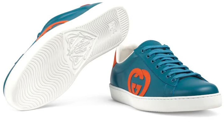 (Women) Gucci Leather Fashion Sneaker 'Blue Orange' 627823-1XG70-3772 Shop (Women) Gucci Leather Fashion Sneaker 'Blue Orange' 627823-1XG70-3772