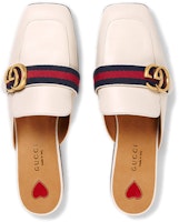 GUCCI 古馳 皮革 時尚休閒平底鞋 女款 白色 Lookbook GUCCI 古馳 皮革 時尚休閒平底鞋 女款 白色