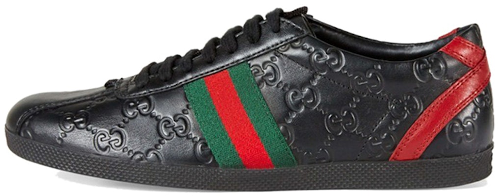 (Women) Gucci Leather Fashion Sneakers 'Black' 408496-AXWL0-1086 Buy (Women) Gucci Leather Fashion Sneakers 'Black' 408496-AXWL0-1086