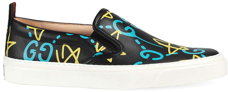 (W) Sneakers Fashion Kulit Gucci 'Hitam Kuning Biru' 408510-DSS30-8465 Order (W) Sneakers Fashion Kulit Gucci 'Hitam Kuning Biru' 408510-DSS30-8465