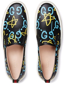 (W) Sneakers Fashion Kulit Gucci 'Hitam Kuning Biru' 408510-DSS30-8465 Lookbook (W) Sneakers Fashion Kulit Gucci 'Hitam Kuning Biru' 408510-DSS30-8465