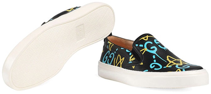 (W) Sneakers Fashion Kulit Gucci 'Hitam Kuning Biru' 408510-DSS30-8465 Purchase (W) Sneakers Fashion Kulit Gucci 'Hitam Kuning Biru' 408510-DSS30-8465