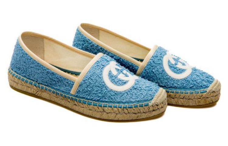 Lookbook (W) Gucci Kulit Rata 'Biru' 695070-UYR10-4570