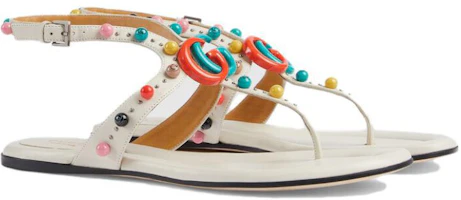 Order (W) Gucci Kulit Datar Mule 'Buckle Beige' 746031-BKO00-9049