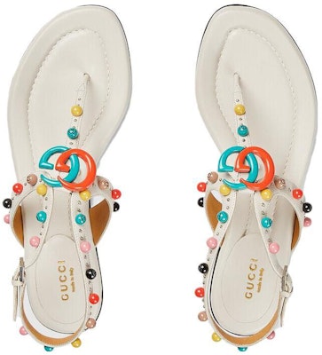 (W) Gucci Mula Plana de Cuero 'Hebilla Beige' 746031-BKO00-9049 Shop (W) Gucci Mula Plana de Cuero 'Hebilla Beige' 746031-BKO00-9049