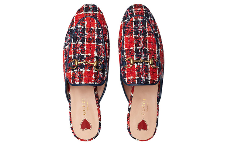 Shop (Women) Gucci Leather Flats 'Red' 475094-9PJ20-4296