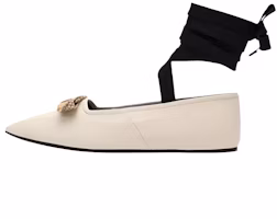 (Women) Gucci Leather Flats SS23 'White Square-Toe' 726052-AABH9-9171 (Women) Gucci Leather Flats SS23 'White Square-Toe' 726052-AABH9-9171