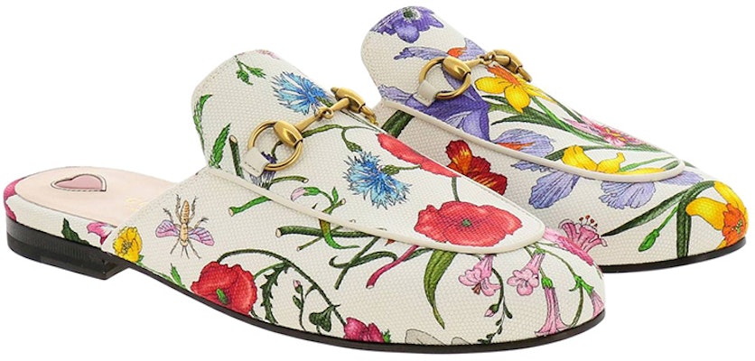(W) Gucci Mule de Cuero Floral 'Blanco' 475094-9ZIF0-9090 Order (W) Gucci Mule de Cuero Floral 'Blanco' 475094-9ZIF0-9090