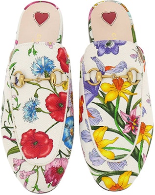 (W) Gucci Mule de Cuero Floral 'Blanco' 475094-9ZIF0-9090 Lookbook (W) Gucci Mule de Cuero Floral 'Blanco' 475094-9ZIF0-9090