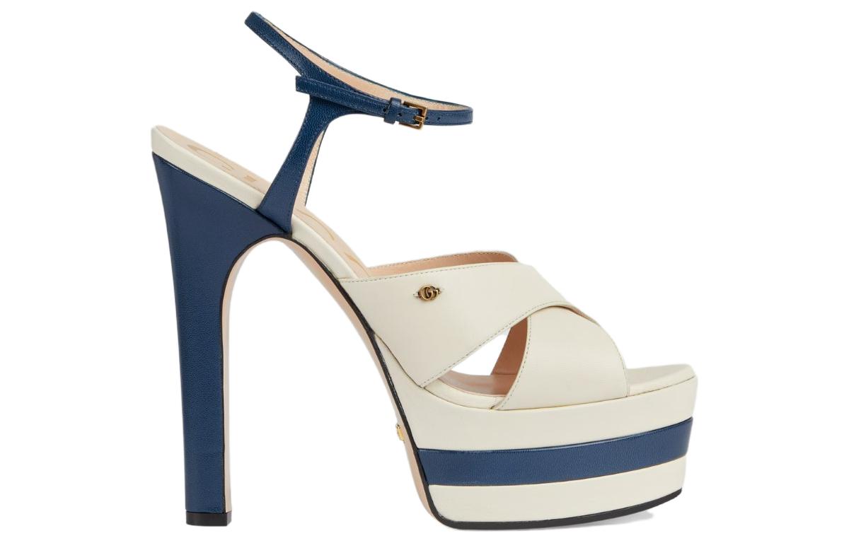 Order (W) Talons en cuir Gucci GG ''Rayure Bleue''. 746613-C9D10-9047