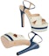 Details for (Women) Gucci Leather GG 'Blue Stripe Heels' 746613-C9D10-9047
